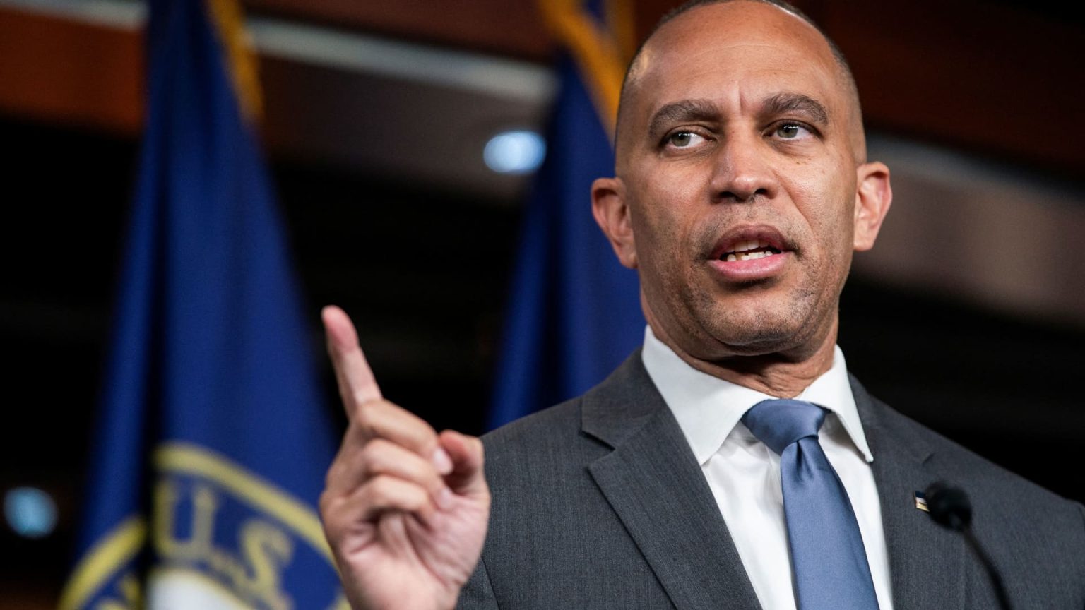 Government shutdown would be Republicans’ fault, Jeffries warns