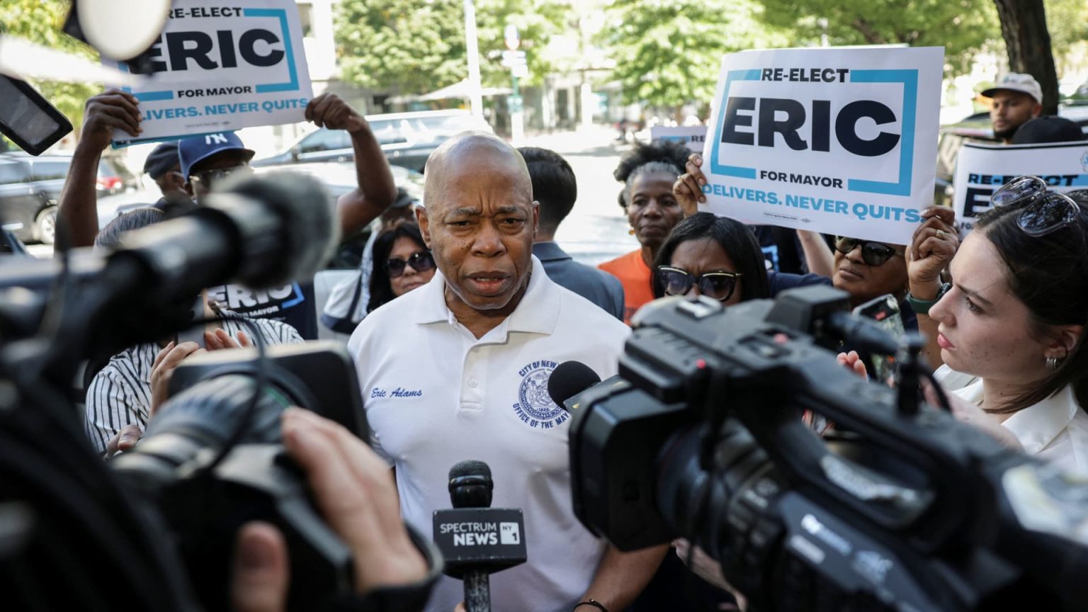 Eric Adams drops out of New York City mayoral race