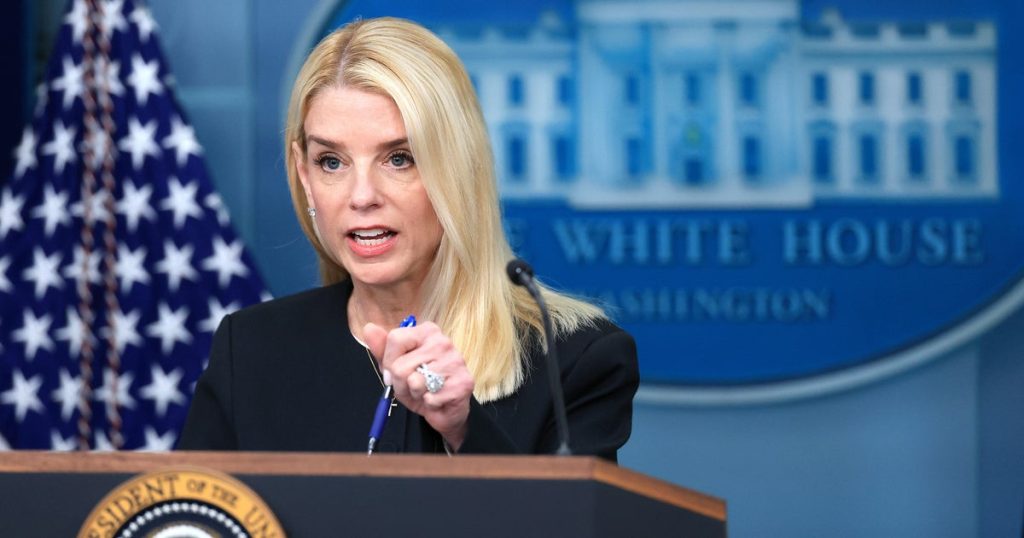 Bondi vows to send Justice Department agents to guard ICE facilities