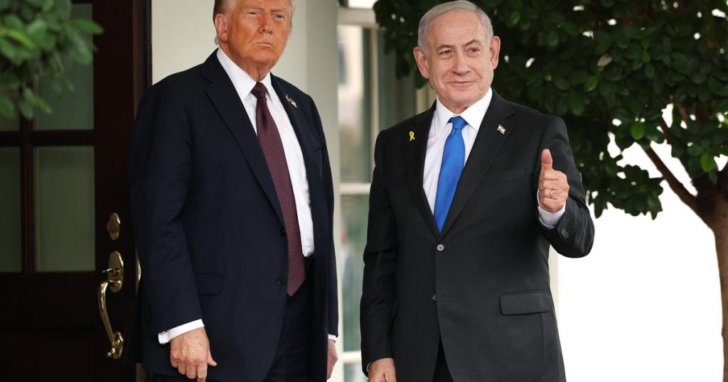 Trump hosts Netanyahu at the White House, pushes peace plan for Gaza