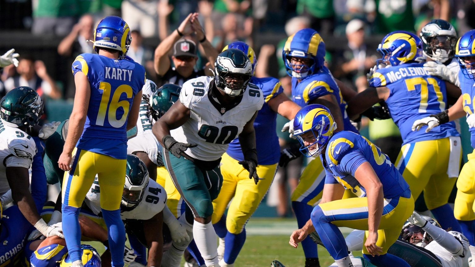 Block it out: Rams know they must shake off their gut-punch loss to Eagles with big challenges ahead