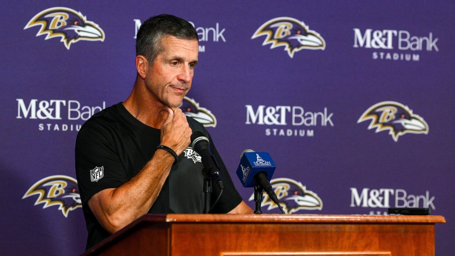 It’s rare to see the Ravens pushed around physically, but that’s what happened against Detroit