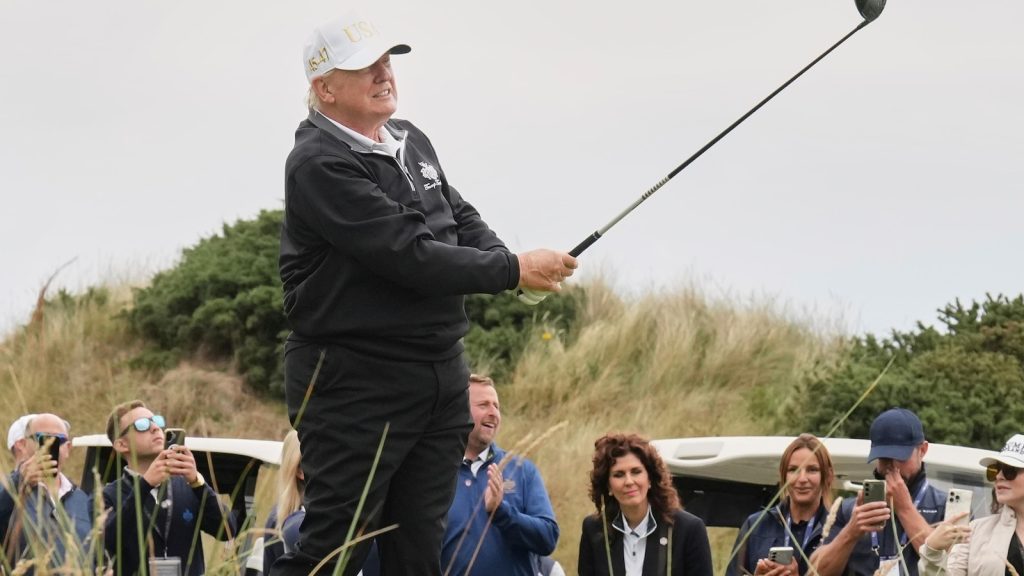 Donald Trump heads to the Ryder Cup, embraced by a golf world that once shunned him