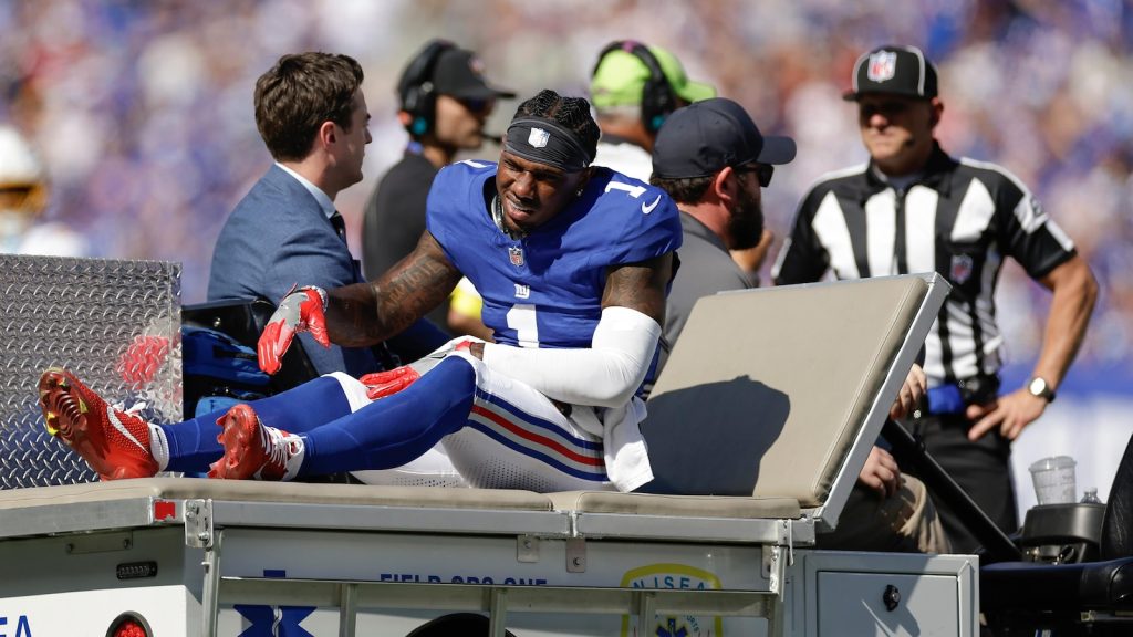MRI confirms Giants receiver Malik Nabers has a torn ACL, coach Brian Daboll says