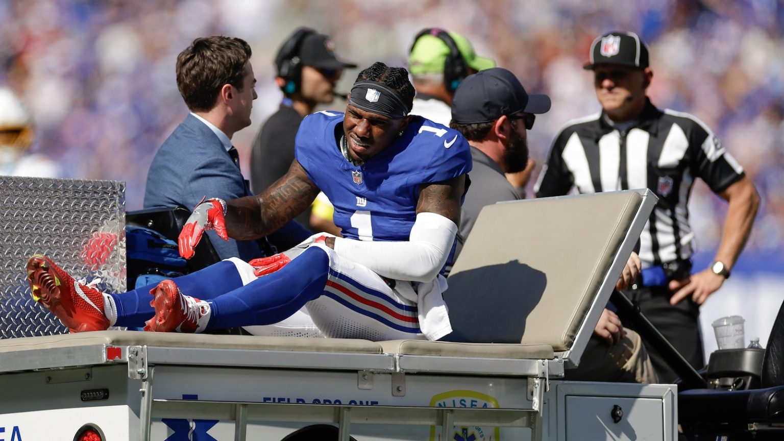 MRI confirms Giants receiver Malik Nabers has a torn ACL, coach Brian Daboll says