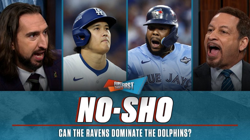 Brou expects a Ravens ROMP vs. Dolphins, Blue Jays ‘are better’ than Dodgers? | FIRST THINGS FIRST