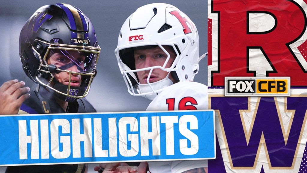 Rutgers Scarlet Knights vs. Washington Huskies Highlights | FOX College Football