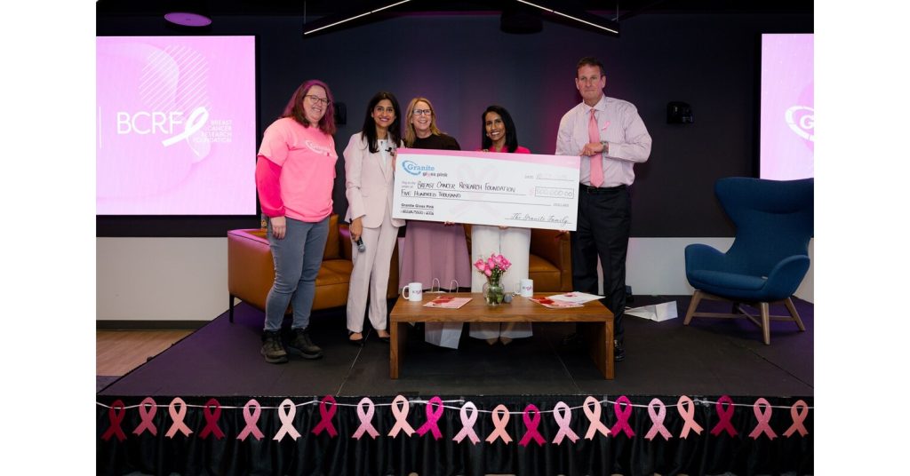 Granite Raises $500,000 for Breast Cancer Research Foundation Through Inaugural ‘Granite Gives Pink’ Fundraiser