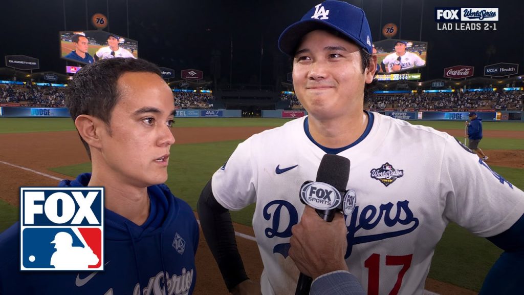 'What matters the most is we won' π Shohei Ohtani on historic performance in Dodgers' Game 3 win