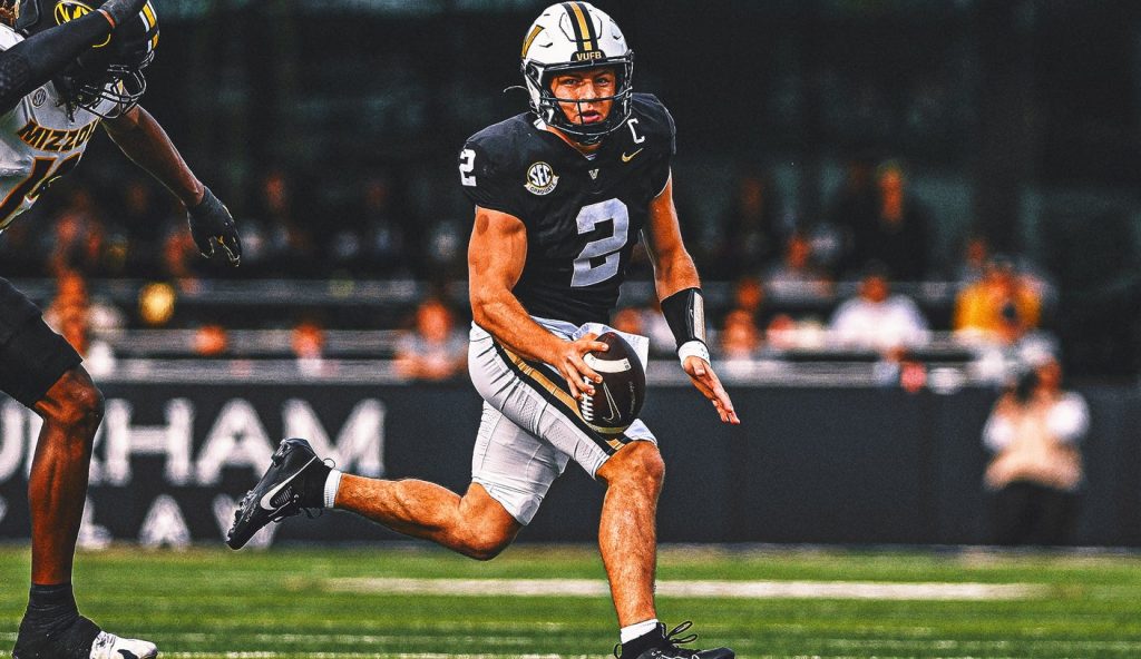Diego Pavia’s Go-Ahead TD lifts No. 10 Vanderbilt past No. 15 Missouri