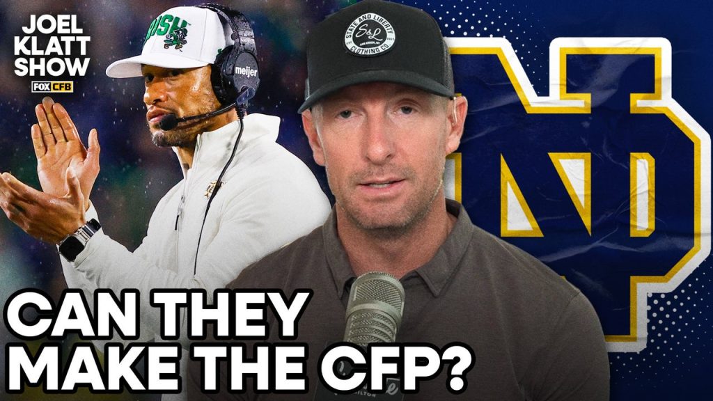 Indiana & Notre Dame in Klatt’s November CFP bracket projection 👏 Joel Klatt Show