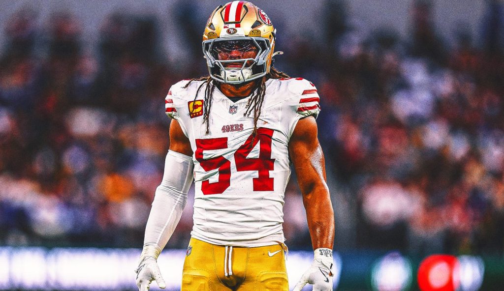 Fred Warner Exits 49ers vs. Buccaneers in Air Cast With Lower Body Injury