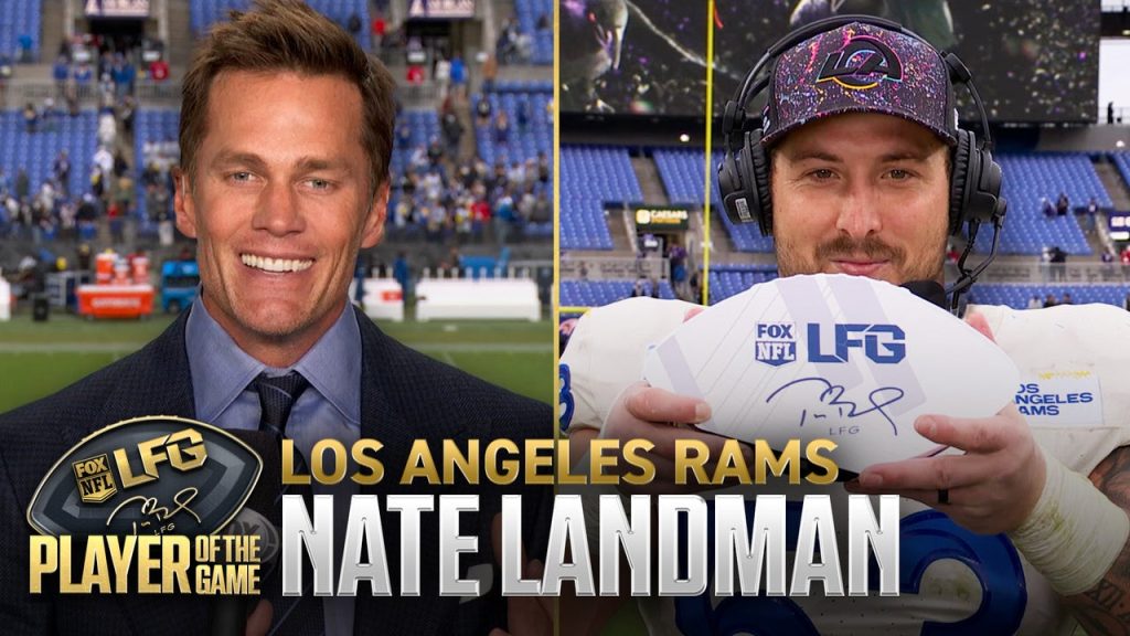 Tom Brady's LFG Player of the Game: Rams LB Nate Landman 🏆 Week 6 DIGITAL EXCLUSIVE