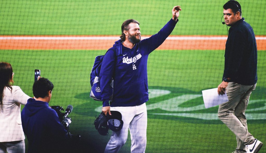 Clayton Kershaw Bids Farewell to Dodger Stadium After Game 5 of the World Series