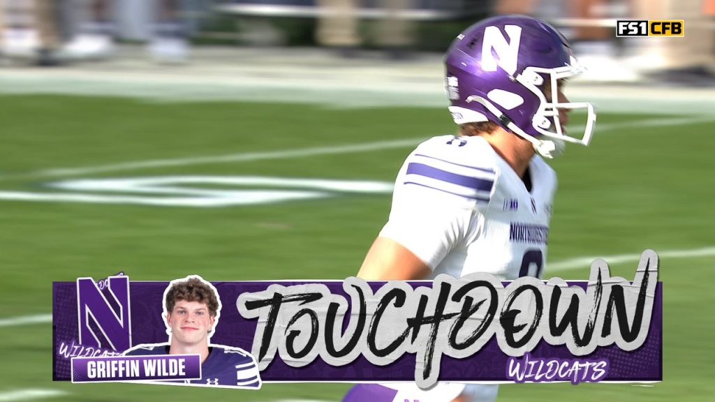 Preston Stone finds Griffin Wilde for a 29-yard TD, giving Northwestern the lead over Penn State