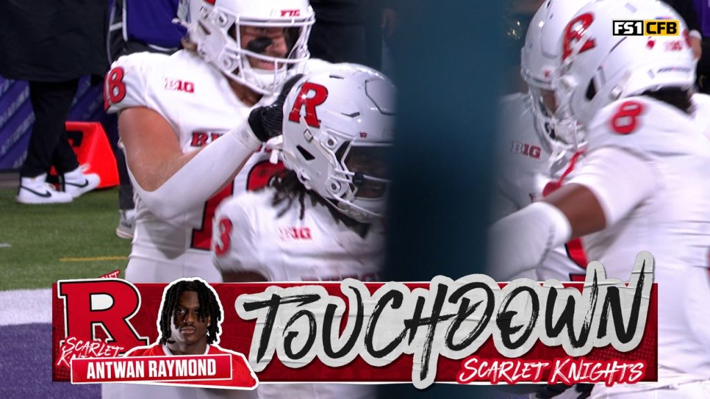 Athan Kaliakmanis finds Antwan Raymond for 48-yard TD, shrinking Rutgers' deficit against Washington