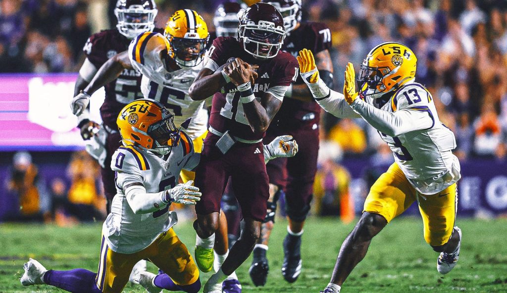 No. 3 Texas A&M Races Away From No. 20 LSU Behind Marcel Reed’s 4 TDs