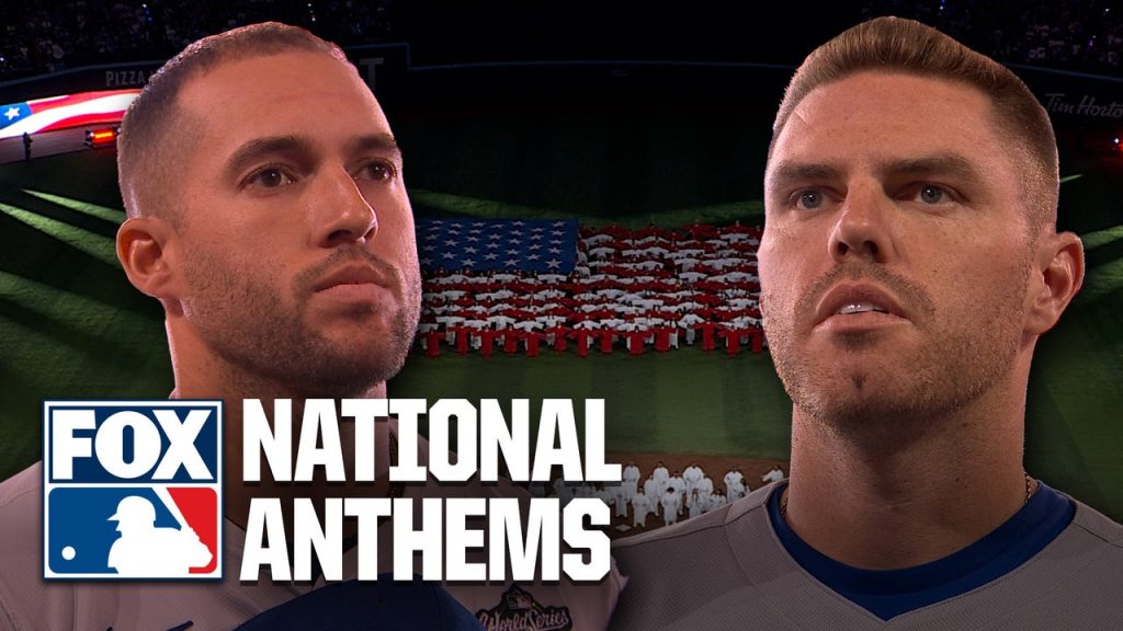 Dodgers vs. Blue Jays World Series: United States ๐บ๐ธ & Canada's ๐จ๐ฆ National Anthem before Game 1