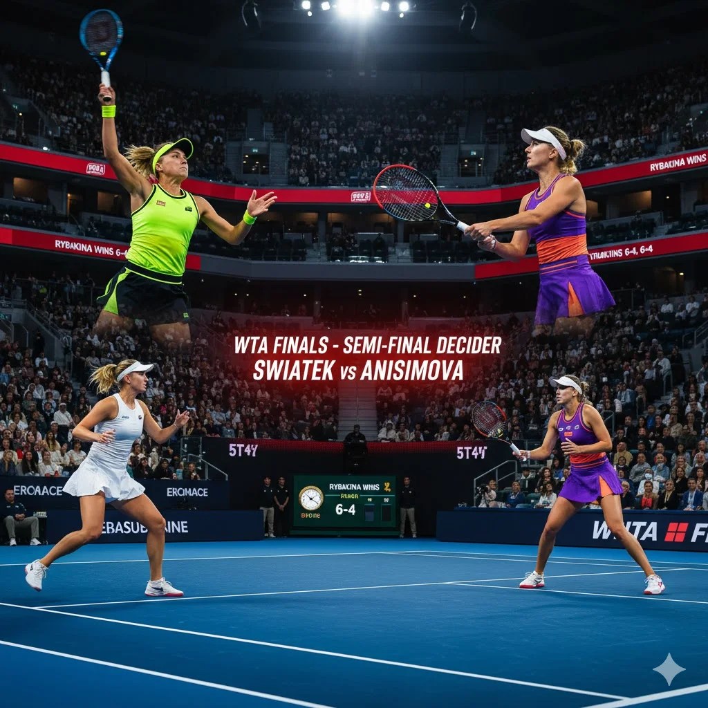 WTA Finals Group Stage Decider Live